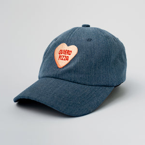 GORRA JEANS QUIERO PIZZA